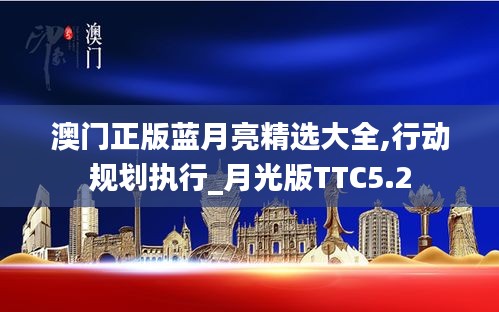 澳门正版蓝月亮精选大全,行动规划执行_月光版TTC5.2