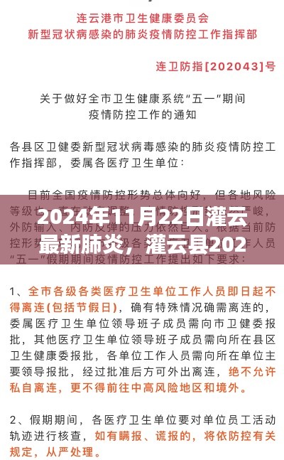 灌云县最新肺炎纪实，背景、进展与影响（2024年11月22日）