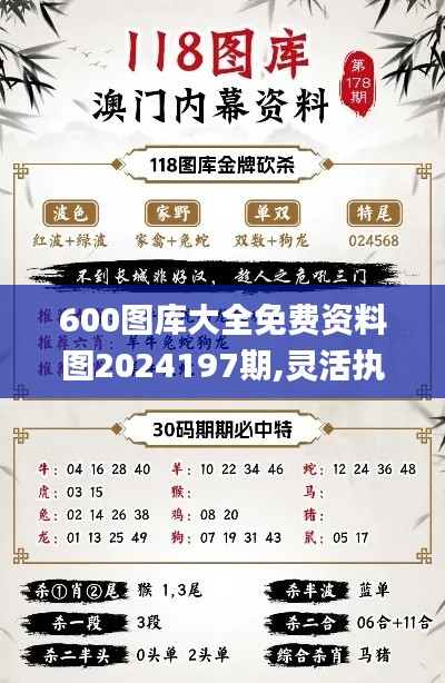 600图库大全免费资料图2024197期,灵活执行方案_智能版UII5.13