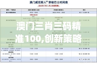 澳门三肖三码精准100,创新策略执行_经典版IDS5.97