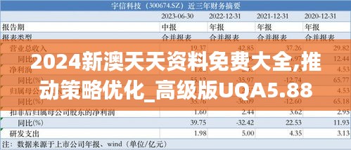 2024新澳天天资料免费大全,推动策略优化_高级版UQA5.88