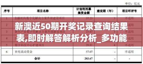 新澳近50期开奖记录查询结果表,即时解答解析分析_多功能版OTQ5.84