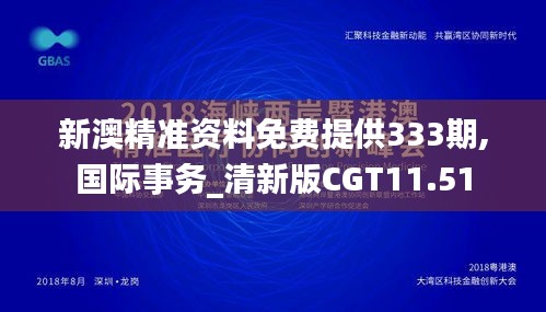 新澳精准资料免费提供333期,国际事务_清新版CGT11.51