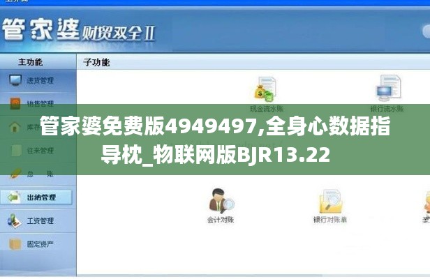 管家婆免费版4949497,全身心数据指导枕_物联网版BJR13.22