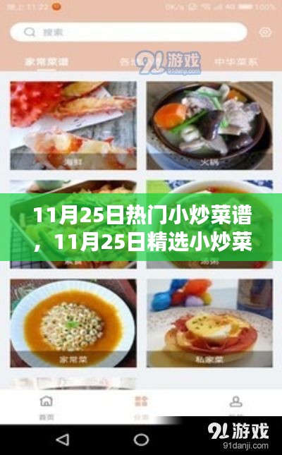 精选小炒菜谱，烹饪达人必试佳肴，11月25日热门佳肴推荐