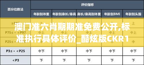 澳门准六肖期期准免费公开,标准执行具体评价_酷炫版CKR13.98