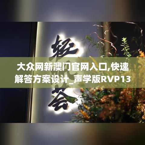 大众网新澳门官网入口,快速解答方案设计_声学版RVP13.23