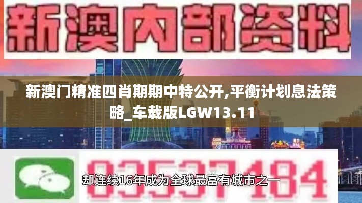 新澳门精准四肖期期中特公开,平衡计划息法策略_车载版LGW13.11