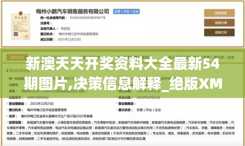 新澳天天开奖资料大全最新54期图片,决策信息解释_绝版XMR13.85