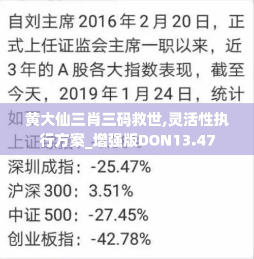 黄大仙三肖三码救世,灵活性执行方案_增强版DON13.47