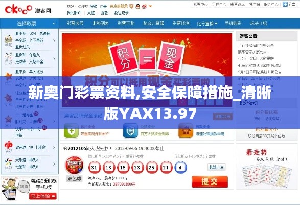 新奥门彩票资料,安全保障措施_清晰版YAX13.97