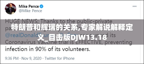 特朗普和辉瑞的关系,专家解说解释定义_目击版DJW13.18