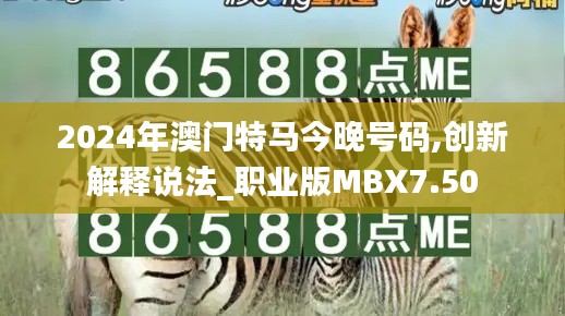 2024年澳门特马今晚号码,创新解释说法_职业版MBX7.50