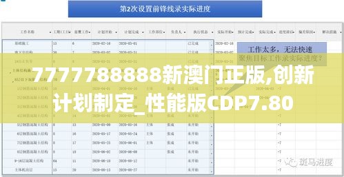 7777788888新澳门正版,创新计划制定_性能版CDP7.80