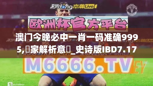 澳门今晚必中一肖一码准确9995,專家解析意見_史诗版IBD7.17