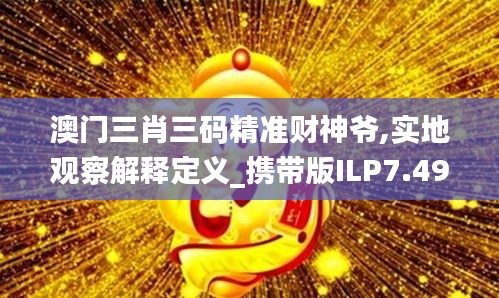 澳门三肖三码精准财神爷,实地观察解释定义_携带版ILP7.49