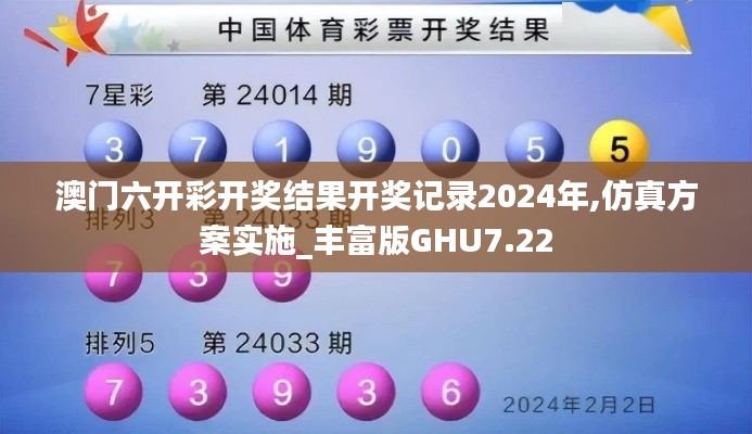 澳门六开彩开奖结果开奖记录2024年,仿真方案实施_丰富版GHU7.22