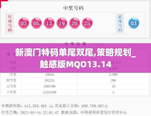 新澳门特码单尾双尾,策略规划_触感版MQO13.14