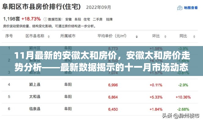 安徽太和最新房价走势揭秘，十一月市场动态与数据解析