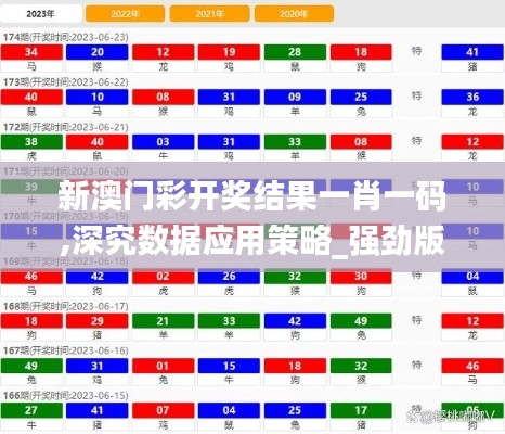 新澳门彩开奖结果一肖一码,深究数据应用策略_强劲版RAE13.61