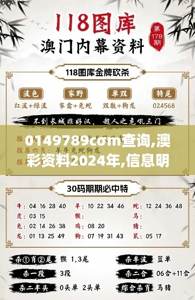 0149789cσm查询,澳彩资料2024年,信息明晰解析导向_设计师版VBP13.89