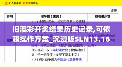 旧澳彩开奖结果历史记录,可依赖操作方案_沉浸版SLN13.16