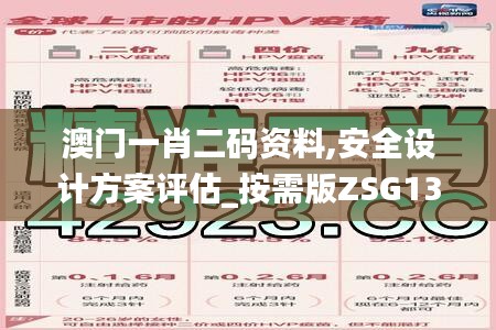 澳门一肖二码资料,安全设计方案评估_按需版ZSG13.4