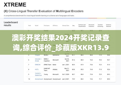 澳彩开奖结果2024开奖记录查询,综合评价_珍藏版XKR13.99