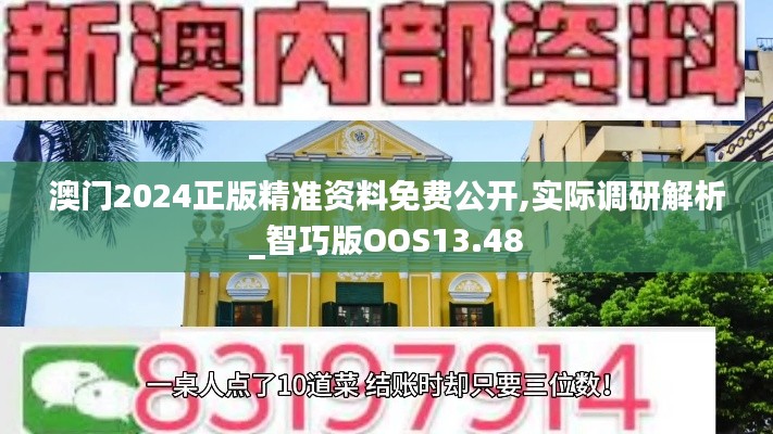 澳门2024正版精准资料免费公开,实际调研解析_智巧版OOS13.48