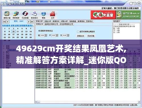 49629cm开奖结果凤凰艺术,精准解答方案详解_迷你版QOA13.91