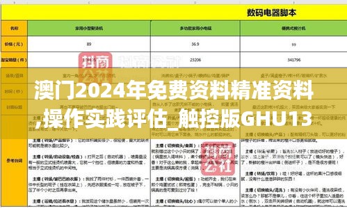 澳门2024年免费资料精准资料,操作实践评估_触控版GHU13.26