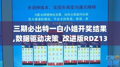 三期必出特一白小姐开奖结果,数据驱动决策_改进版RDZ13.10