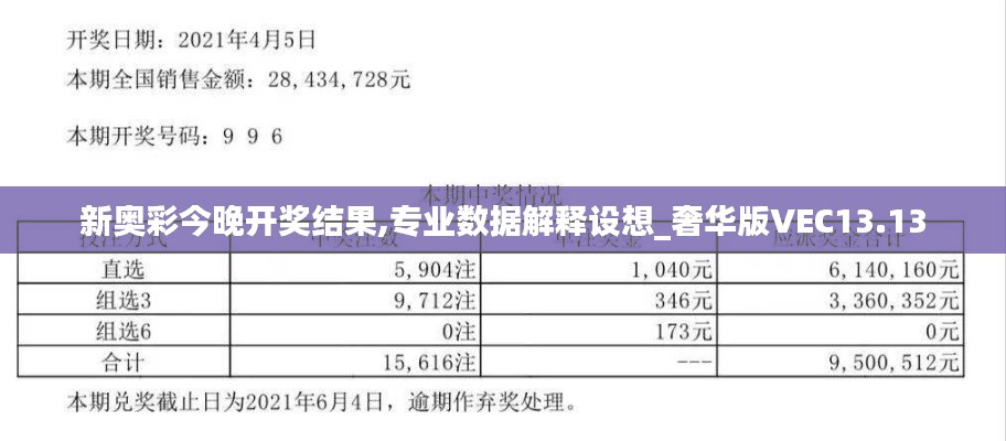 新奥彩今晚开奖结果,专业数据解释设想_奢华版VEC13.13