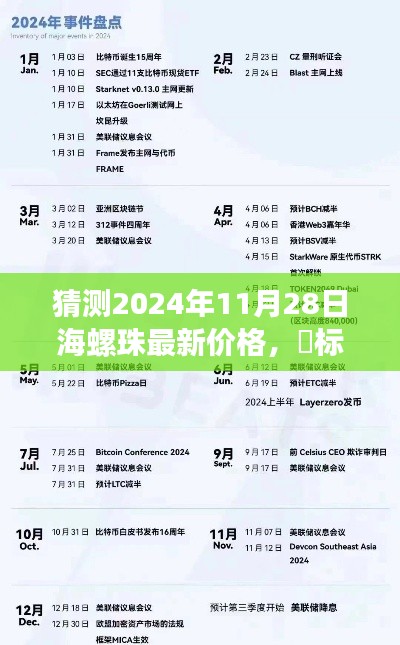 探寻海螺珠未来之路，预测展望至2024年11月海螺珠最新价格动态