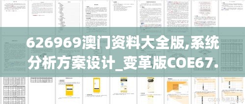 626969澳门资料大全版,系统分析方案设计_变革版COE67.448