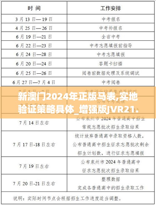 新澳门2024年正版马表,实地验证策略具体_增强版JVR21.238