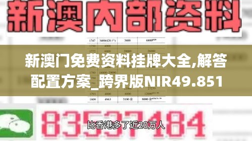 新澳门免费资料挂牌大全,解答配置方案_跨界版NIR49.851