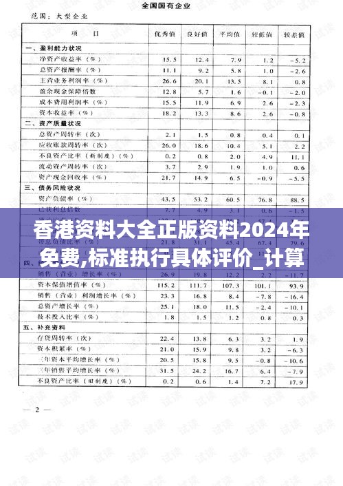 香港资料大全正版资料2024年免费,标准执行具体评价_计算版MGJ80.175