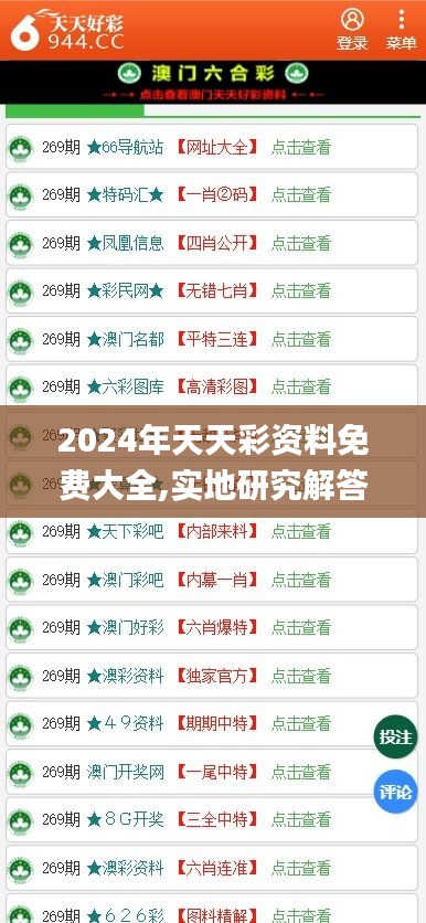 2024年天天彩资料免费大全,实地研究解答协助_物联网版IBE23.312