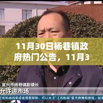 11月30日杨巷镇政府热门公告全解析