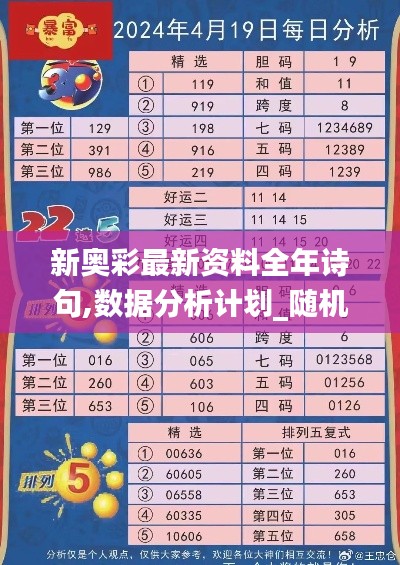 新奥彩最新资料全年诗句,数据分析计划_随机版XUX64.447