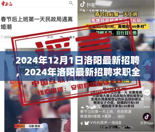 2024年洛阳最新招聘求职全攻略，入门到精通