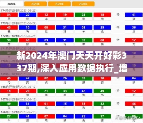 新2024年澳门天天开好彩337期,深入应用数据执行_增强版36.203-8