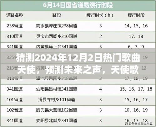 2024年12月2日热门歌曲天使展望与未来之声预测