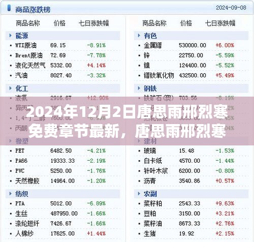 爱的奇迹在时光深处绽放，唐思雨邢烈寒最新免费章节（2024年12月2日）