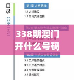 338期澳门开什么号码,经验分享解答落实_扩展版56.132-9