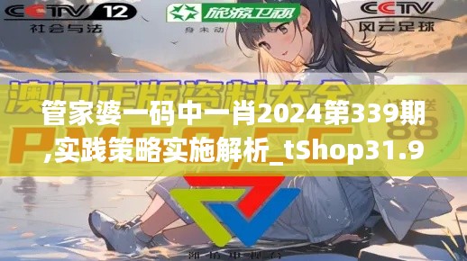 管家婆一码中一肖2024第339期,实践策略实施解析_tShop31.927-4