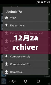 Zarchiver最新版发布，功能升级与用户体验的双重提升，十二月官方网最新版上线