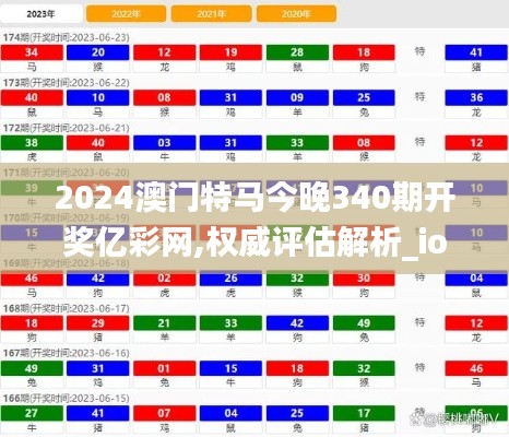 2024澳门特马今晚340期开奖亿彩网,权威评估解析_ios40.157-4