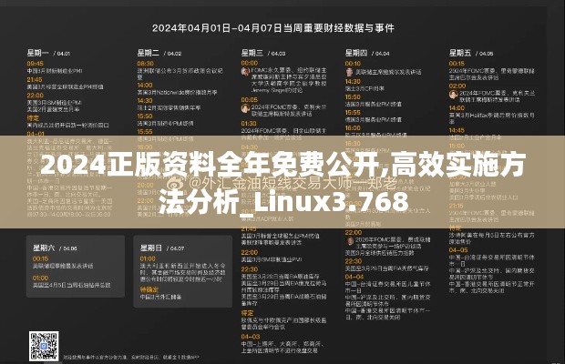 2024正版资料全年免费公开,高效实施方法分析_Linux3.768